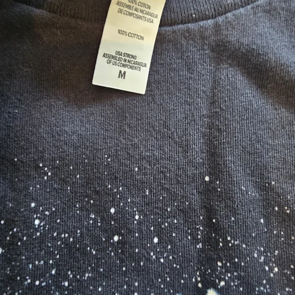 Cat Astronaut Space Helmet Galaxy short sleeved Mens Medium graphic t-shirt - Picture 3 of 3